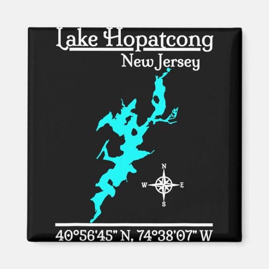 Lake Hopatcong - New Jersey  Magneet (Voorkant)