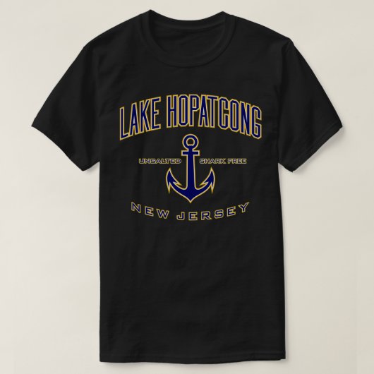 Lake Hopatcong NJ T-shirt (Design voorkant)