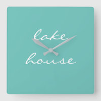 Lake House Blauwgroen Blue Aqua White Elegant Styl