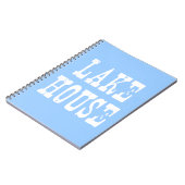 Lake House Blue Notitieboek (Linkerzijde)