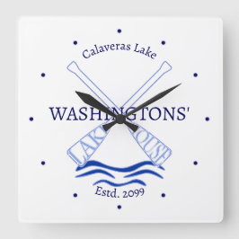 Lake House Cabin Cottage Wandklok