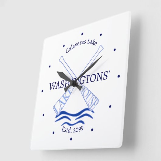 Lake House Cabin Cottage Wandklok (Hoek)