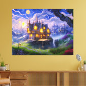 Lake House Canvas Afdruk (Insitu (Woonkamer))