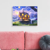 Lake House Canvas Afdruk (Insitu (Woonkamer))