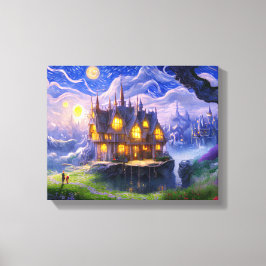 Lake House Canvas Afdruk