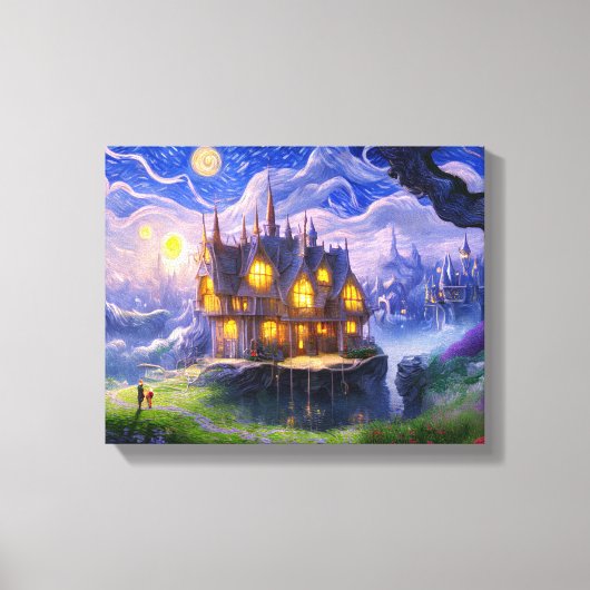 Lake House Canvas Afdruk (Voorkant)