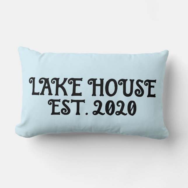 LAKE HOUSE CUSTOM LUMBAR PASTEL BLAUW KUSSEN (Voorkant)
