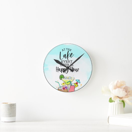 Lake House Decor Ronde Klok (Huis)