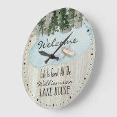 Lake House Family Monogram Grote Klok (Hoek)