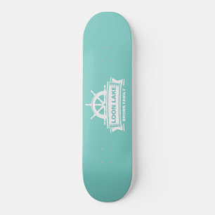 Lake House Family Name Summer Vacation Persoonlijk Skateboard