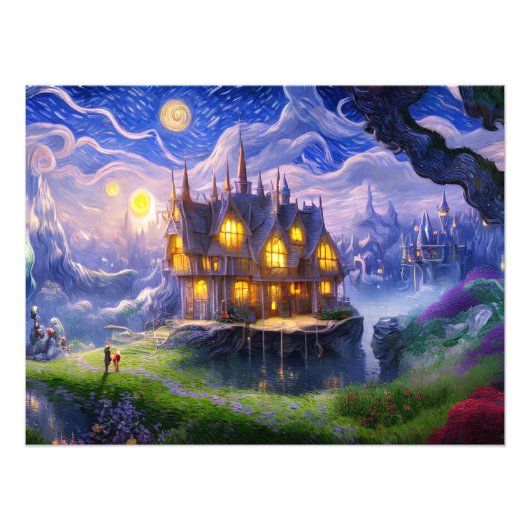 Lake House Foto Afdruk (Voorkant)