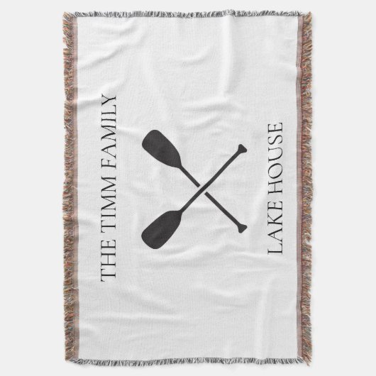 Lake House gepersonaliseerd Deken (Voorkant Verticaal)