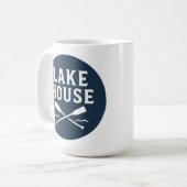 Lake House gepersonaliseerd Koffiemok (Voorkant links)