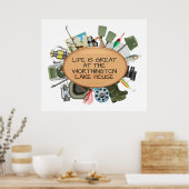 Lake House - Gevist - Home Poster (Keuken)