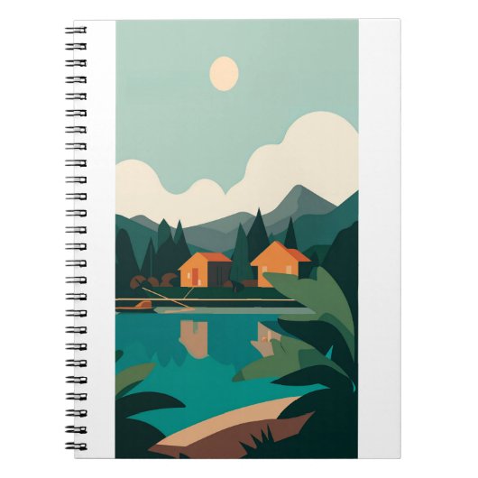 Lake House Landscape Notitieboek (Voorkant)