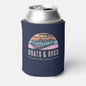 Lake House Nautical Boats Bros vrijgezellenfeest Blikjeskoeler (Blikje Achterkant)