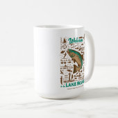 Lake House Pattern Koffiemok (Voorkant rechts)