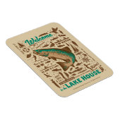 Lake House Pattern Magneet (Rechterzijde)