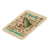 Lake House Pattern Magneet (Linkerzijde)