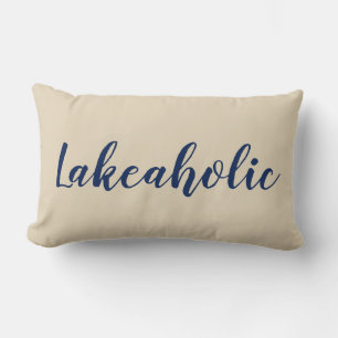 Lake House Pillow   Lakeaholic Kussen