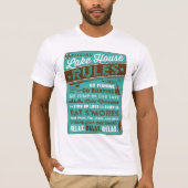 Lake House Rules T-shirt (Voorkant)