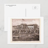 Lake House, Spring Lake, NJ 1878  Briefkaart (Voorkant / Achterkant)