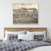 Lake House, Spring Lake, NJ Canvas Afdruk (Insitu (Slaapkamer))