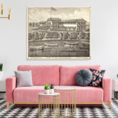 Lake House, Spring Lake, NJ Canvas Afdruk (Insitu (Woonkamer))