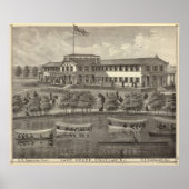 Lake House, Spring Lake, NJ Poster (Voorkant)