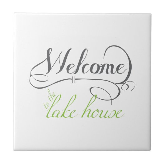 Lake House Tegeltje (Voorkant)