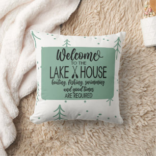 Lake House thema Kussen