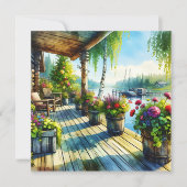 Lake House Uitzicht | Dekdek over de baai kijken (Voorkant)