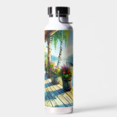 Lake House Uitzicht | Dekdek over de baai kijken Waterfles (Links)