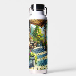 Lake House Uitzicht | Dekdek over de baai kijken Waterfles