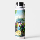 Lake House Uitzicht | Dekdek over de baai kijken Waterfles (Achterkant)