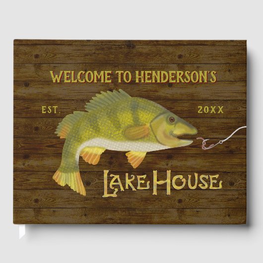 Lake House Vakantiehuis Verhuur Nautische Bass Vis Gastenboek (Voorkant)