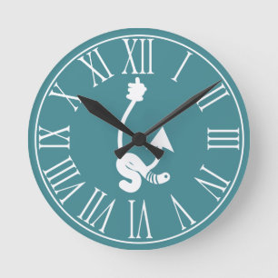 Lake House Worm on Hook Ronde Klok