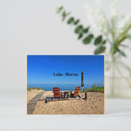 Lake Huron Briefkaart (Staand voorkant)