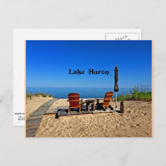 Lake Huron Briefkaart (Voorkant / Achterkant)