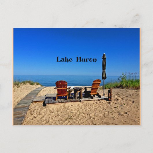 Lake Huron Briefkaart (Voorkant)