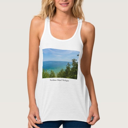 Lake Huron Lookout Tanktop (Voorkant)