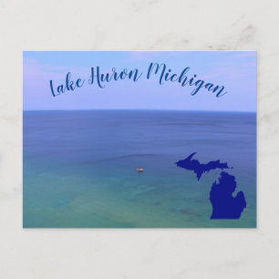 Lake Huron Michigan Briefkaart