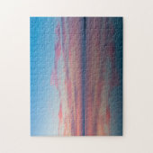 Lake Huron Pink Sunrise Legpuzzel (Verticaal)