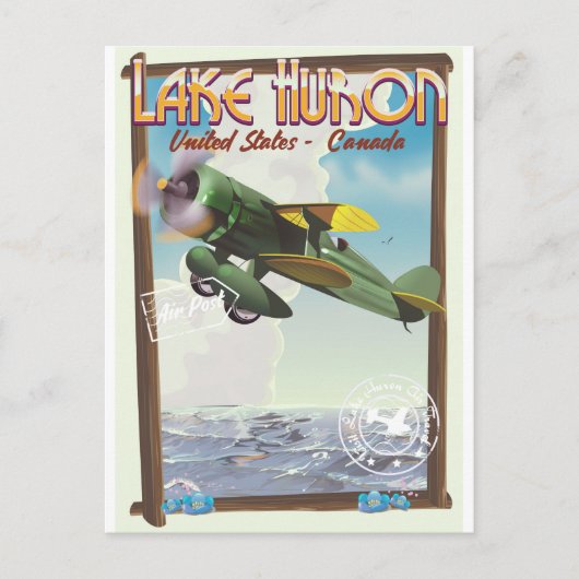 Lake Huron - Verenigde Staten - Canada Briefkaart (Voorkant)