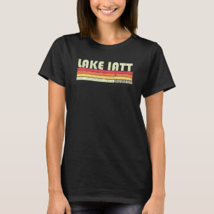 Lake Iatt Louisiana Grappig Vissen Kamperen Zomer T-shirt