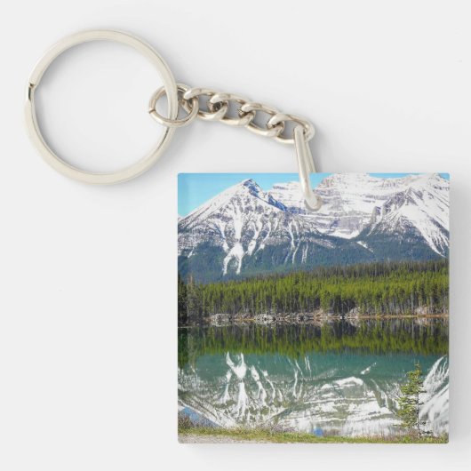 Lake in Banff, Alberta, Canada Sleutelhanger (voorkant)