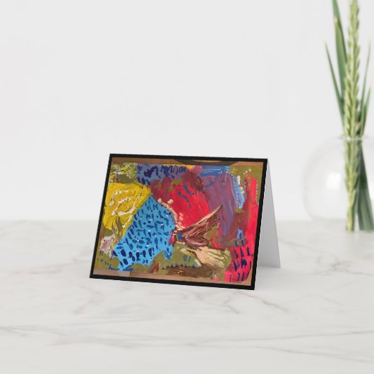 Lake in Garden bij zonsopgang Kaart (Voorkant)