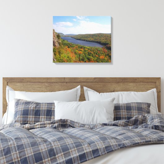 Lake in the Clouds canvas print (Insitu (Slaapkamer))