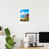 Lake Isabella California Reisprint Poster (Thuiskantoor)