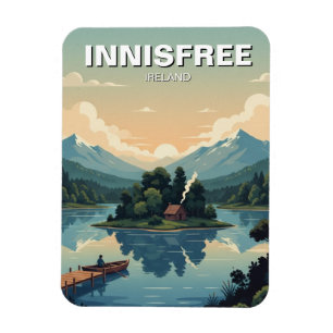 Lake Isle of Innisfree-ansichtkaart Magneet